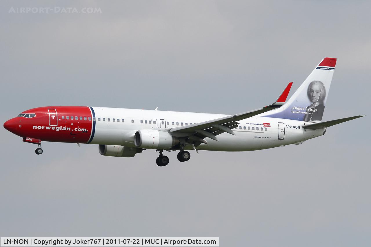 LN-NON, 2000 Boeing 737-86N C/N 28620, Norwegian Shuttle