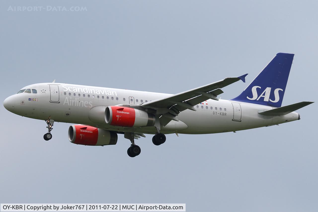 OY-KBR, 2007 Airbus A319-132 C/N 3231, SAS
