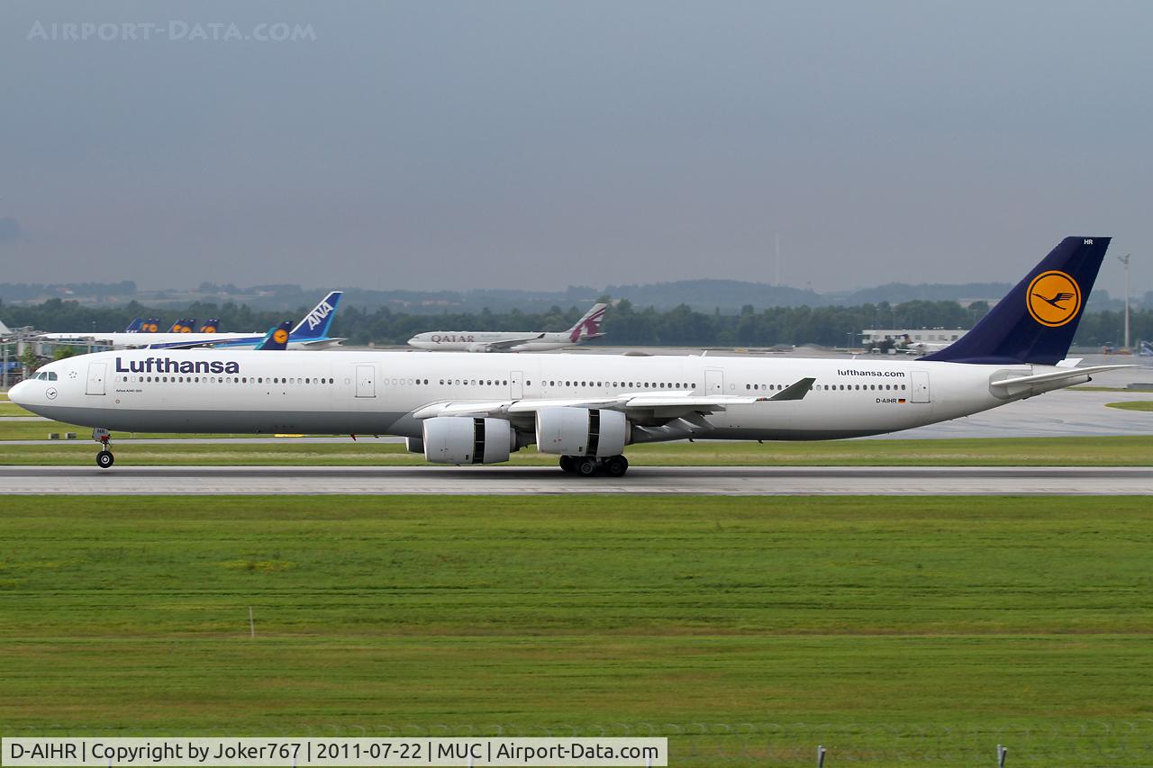 D-AIHR, 2007 Airbus A340-642 C/N 794, Lufthansa
