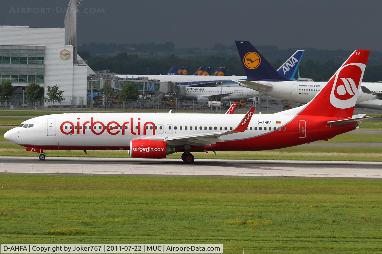 D-AHFA, 1997 Boeing 737-8K5 C/N 27981, Air Berlin