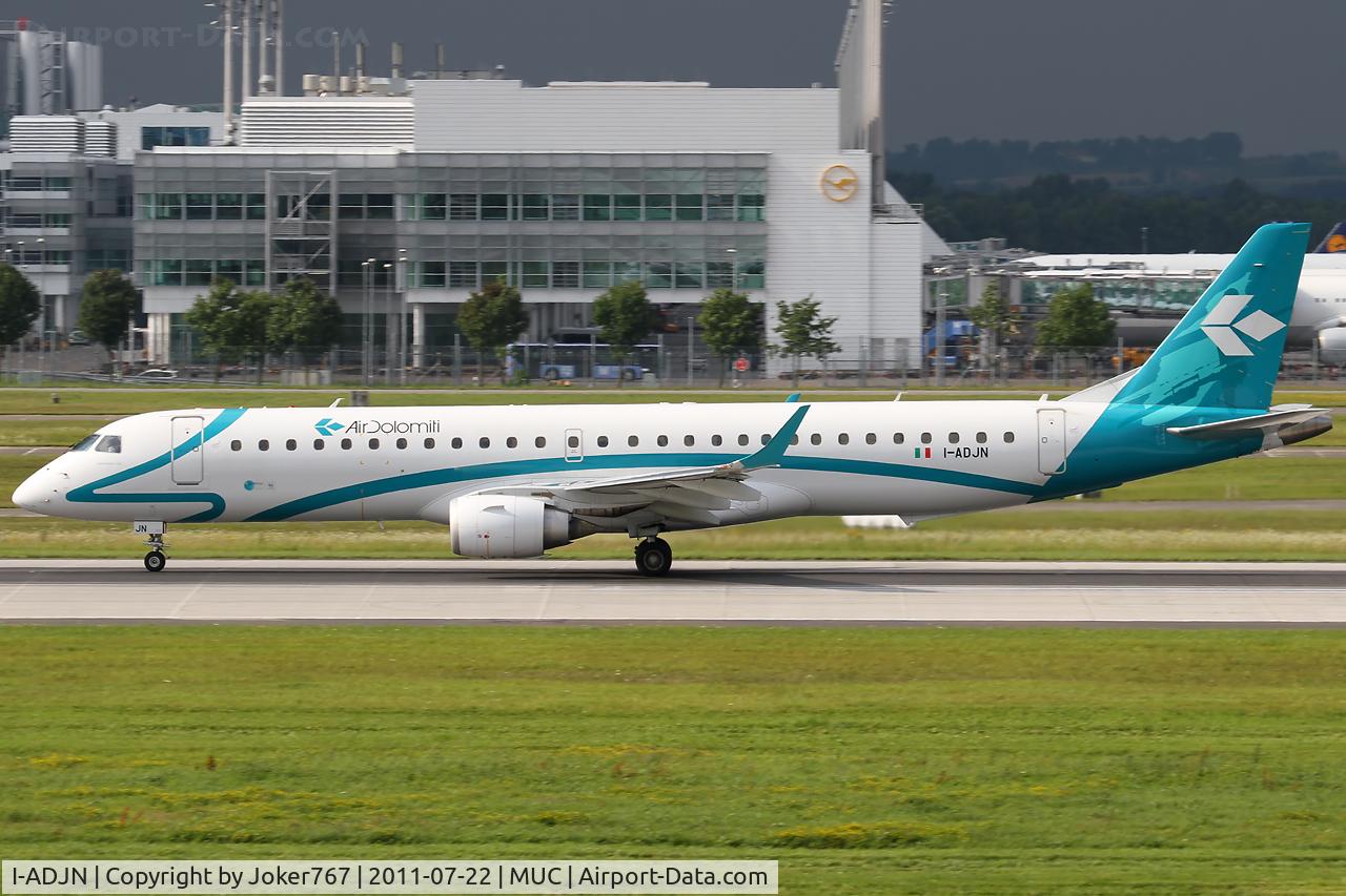 I-ADJN, 2009 Embraer 195LR (ERJ-190-200LR) C/N 19000270, Air Dolomiti