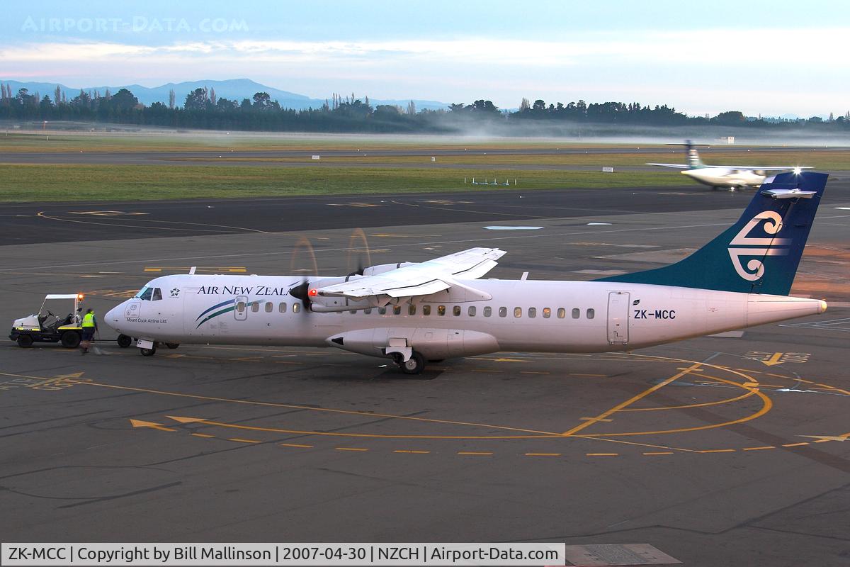 ZK-MCC, 2004 ATR 72-212A C/N 714, ready ........ for a early morning departure