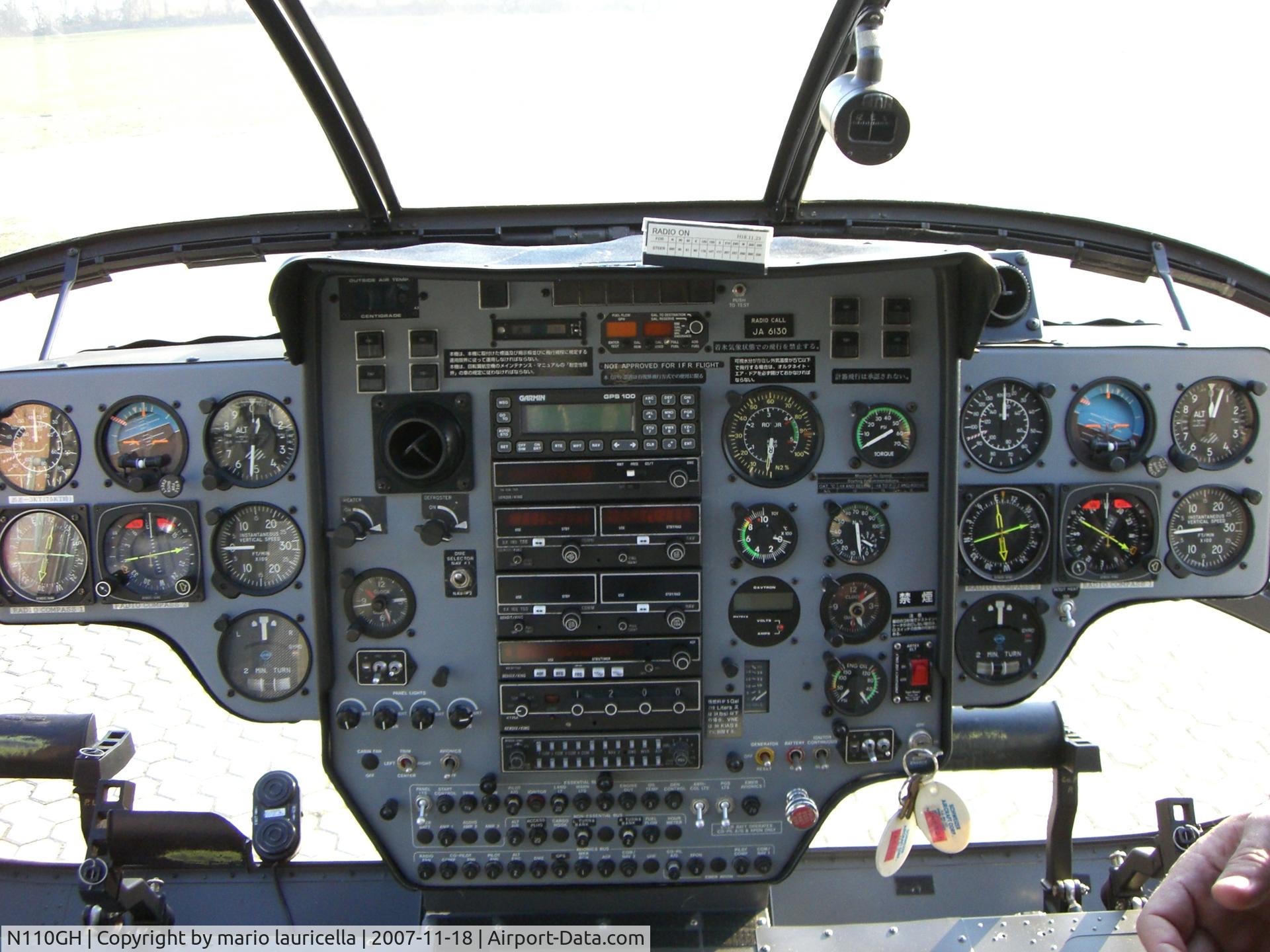 N110GH, 1993 Schweizer 269D C/N 0004, PANEL