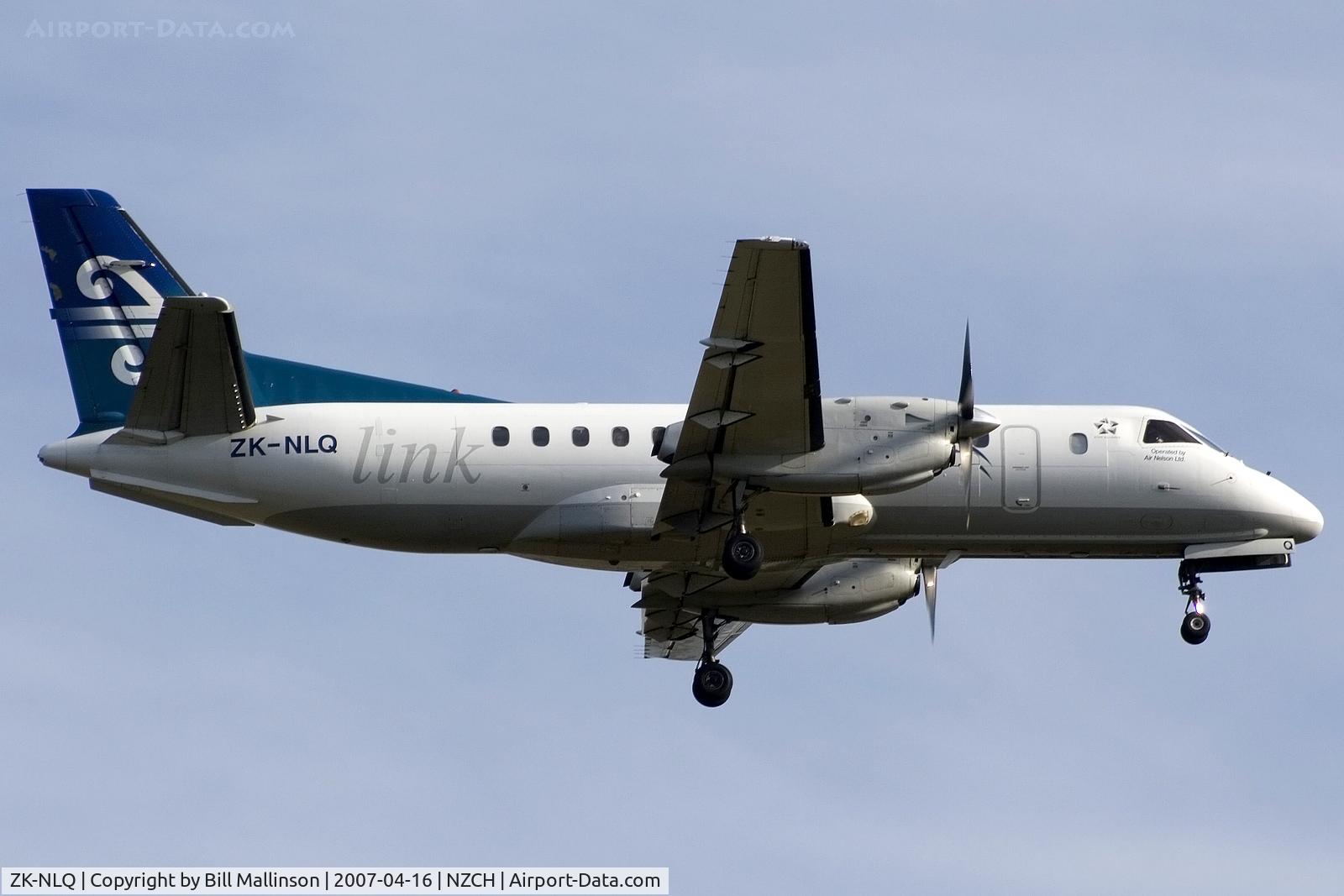 ZK-NLQ, 1988 Saab SF340A C/N 340A-124, finals to 20