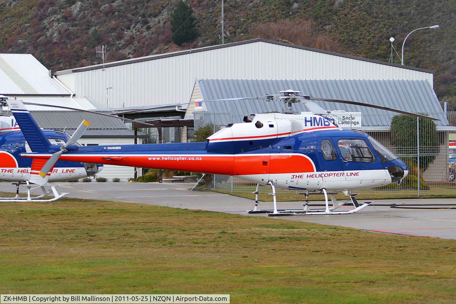 ZK-HMB, Aerospatiale AS-355F-1 Ecureuil 2 C/N 5016, after a tourist jaunt