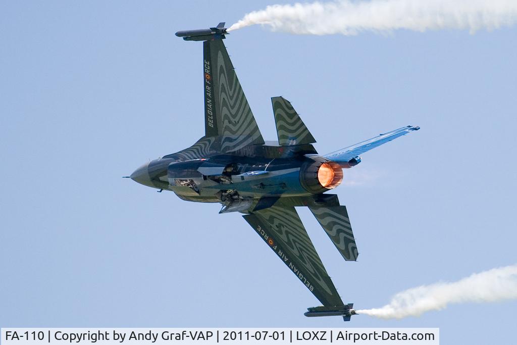 FA-110, SABCA F-16AM Fighting Falcon C/N 6H-110, Belgian Air Force F-16