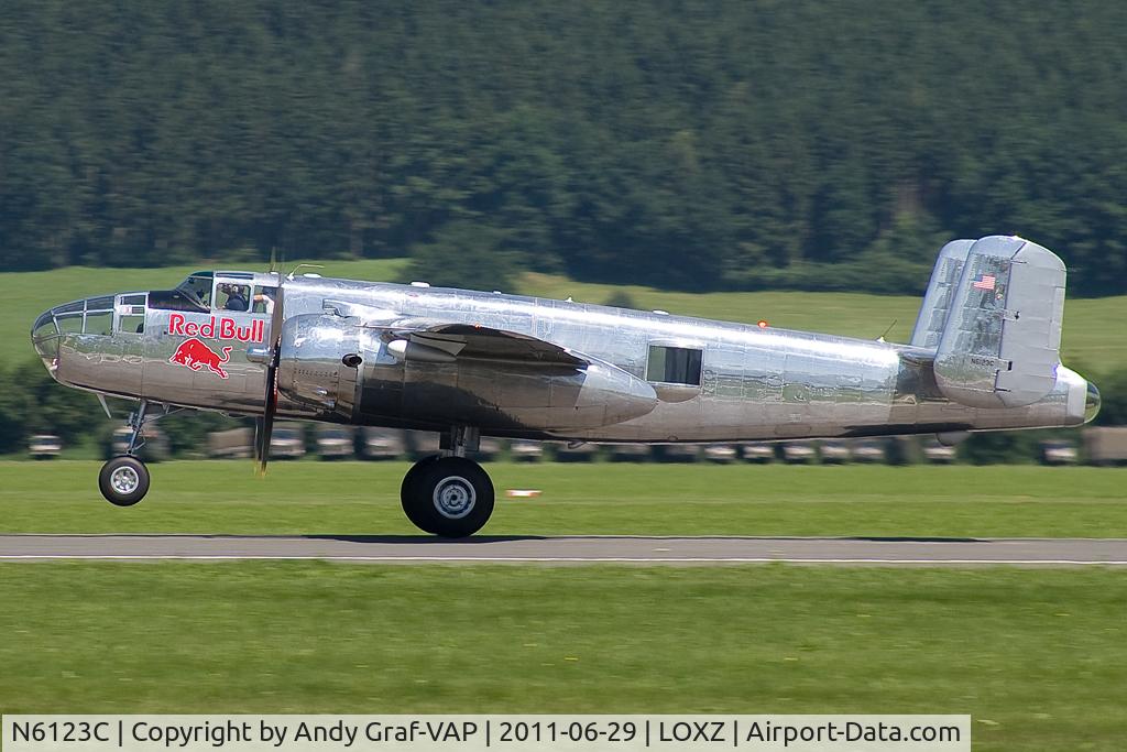 N6123C, 1945 North American B-25J-30-NC Mitchell Mitchell C/N 108-47647, Flying Bulls B-25