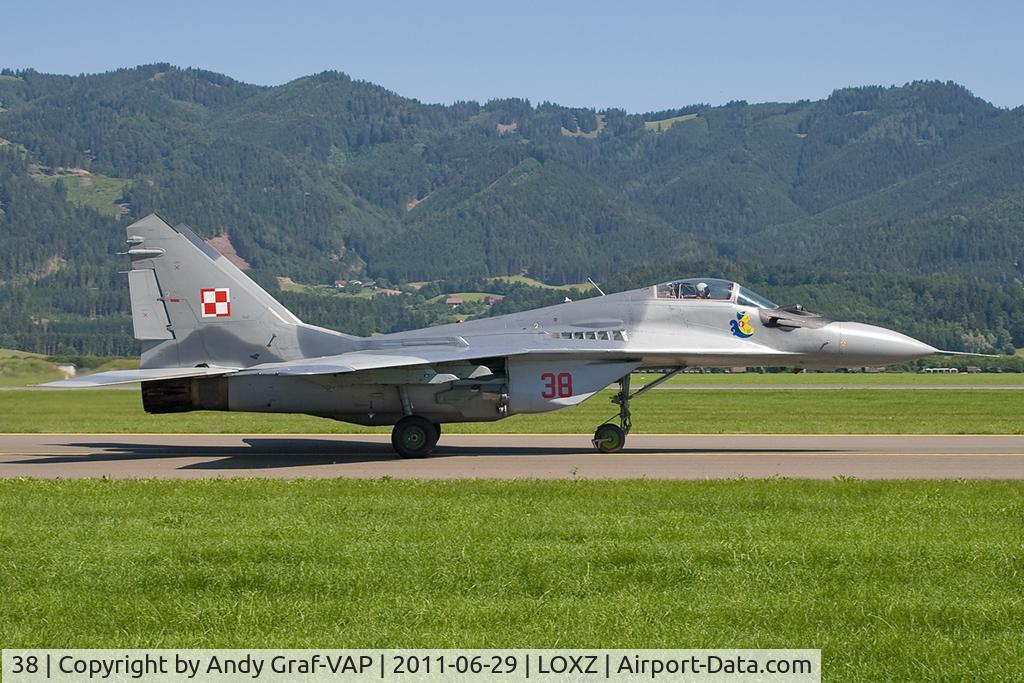 38, Mikoyan-Gurevich MiG-29 C/N 2960532038, Poland Air Force MIG29