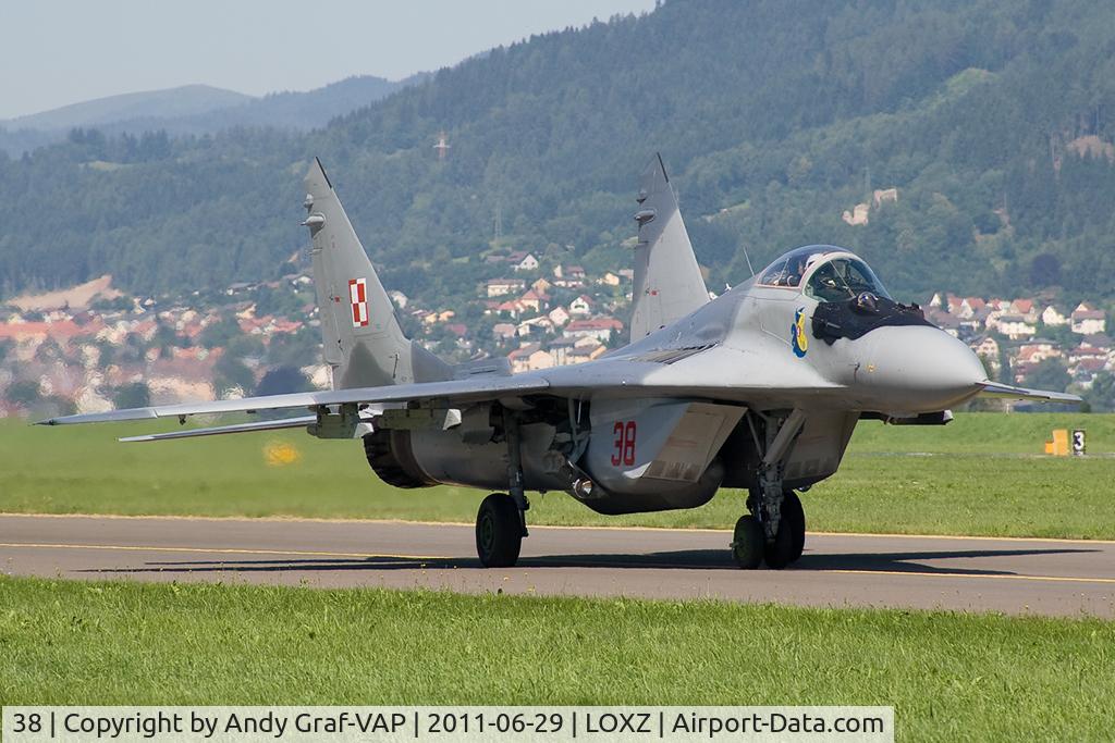 38, Mikoyan-Gurevich MiG-29 C/N 2960532038, Poland Air Force MIG29