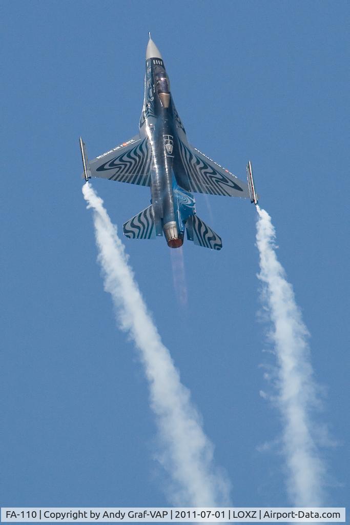 FA-110, SABCA F-16AM Fighting Falcon C/N 6H-110, Belgian Air Force F-16