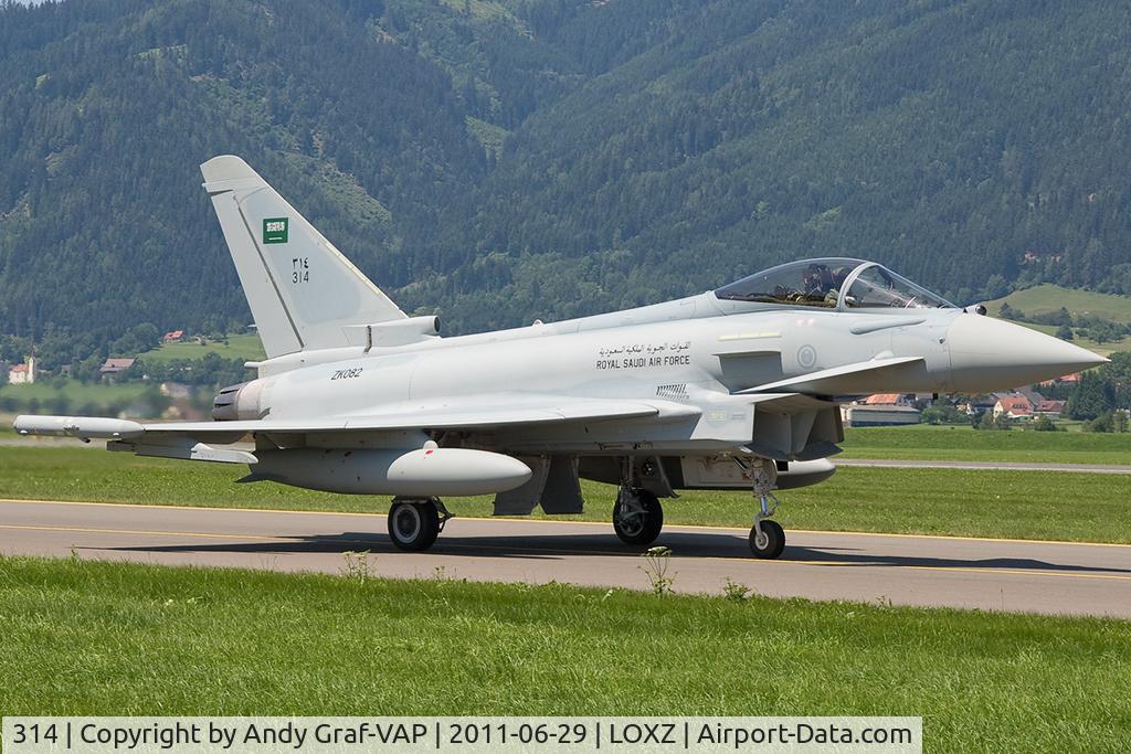 314, 2011 Eurofighter EF-2000 Typhoon F2 C/N CS016, Saudi Arabia Air Force EF2000