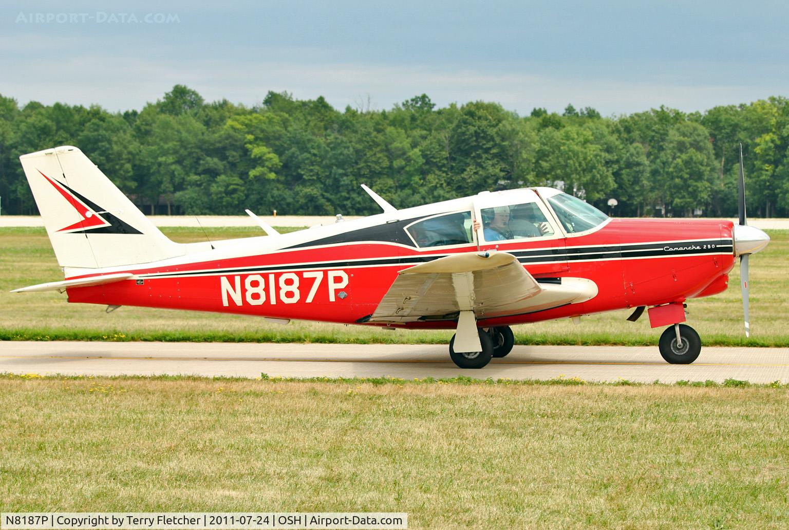N8187P, 1963 Piper PA-24-250 Comanche C/N 24-3443, 1963 Piper PA-24-250, c/n: 24-3443 at 2011 Oshkosh