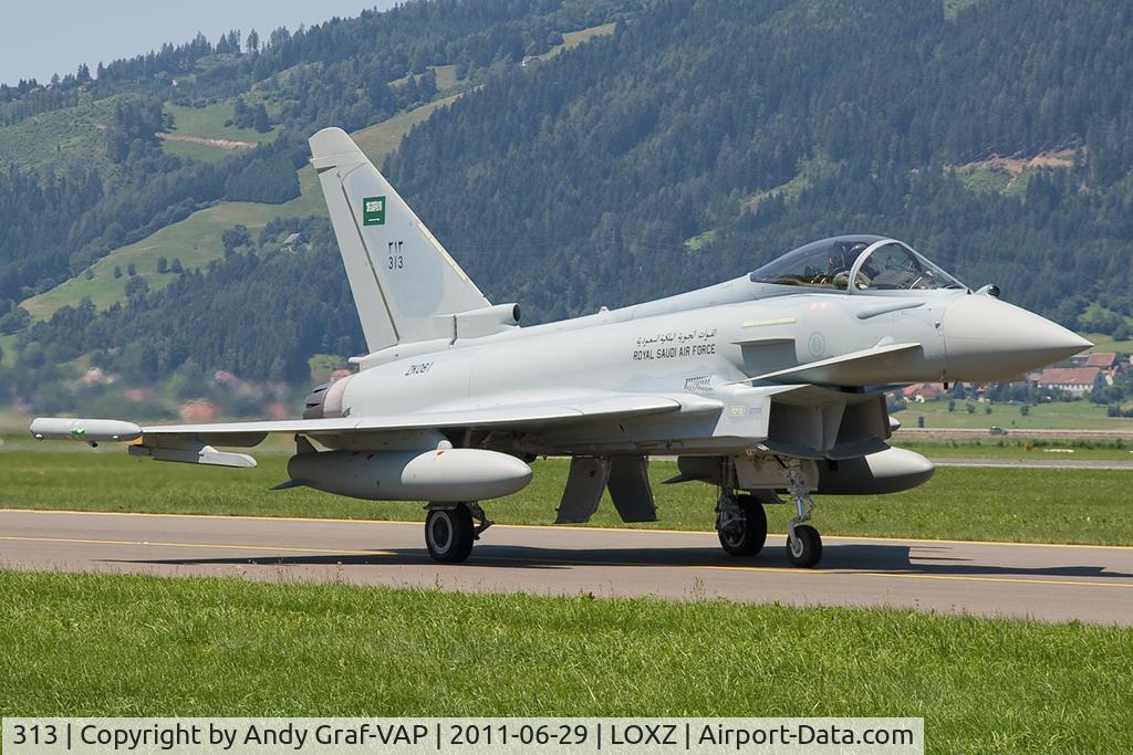 313, 2011 Eurofighter EF-2000 Typhoon F2 C/N CS015, Saudi Arabia Air Force EF2000