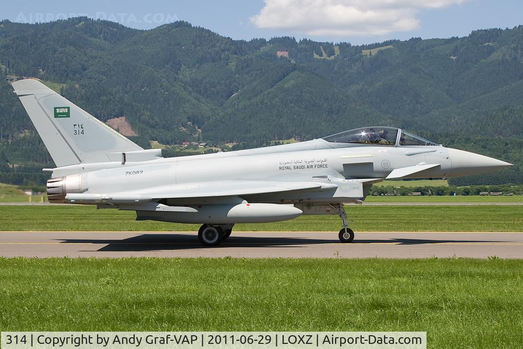 314, 2011 Eurofighter EF-2000 Typhoon F2 C/N CS016, Saudi Arabia Air Force EF2000