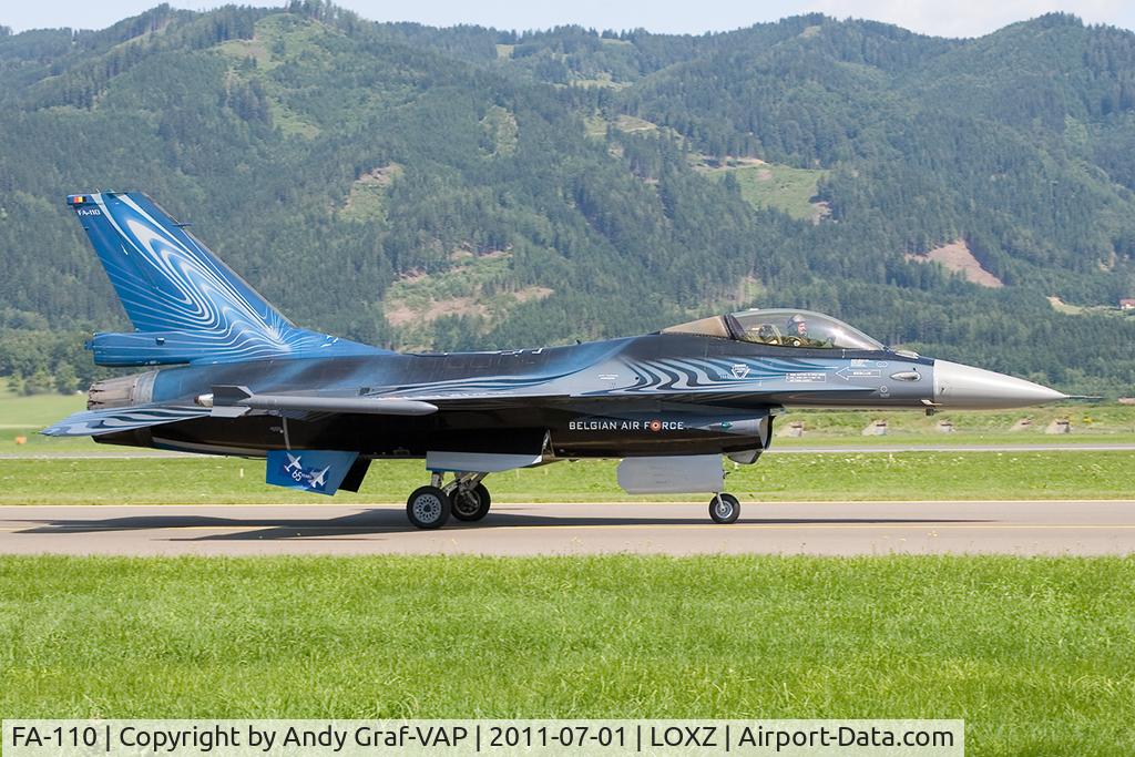 FA-110, SABCA F-16AM Fighting Falcon C/N 6H-110, Belgian Air Force F-16