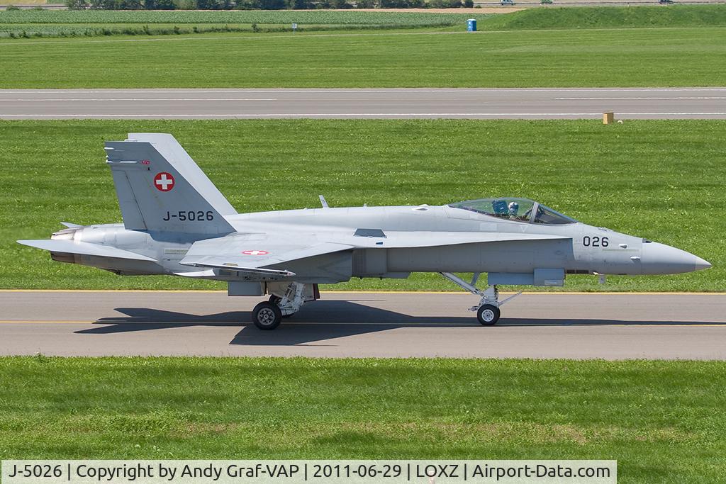 J-5026, 1999 McDonnell Douglas F/A-18C Hornet C/N 1375/SFC026, Swiss Air Force F-18