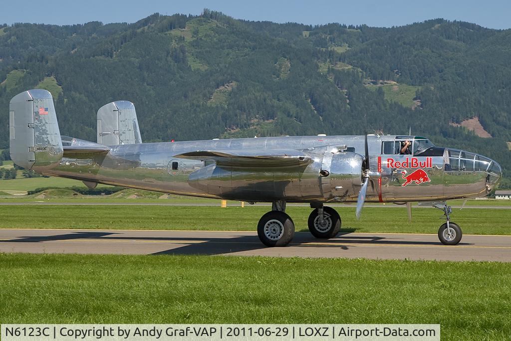 N6123C, 1945 North American B-25J-30-NC Mitchell Mitchell C/N 108-47647, Flying Bulls B-25