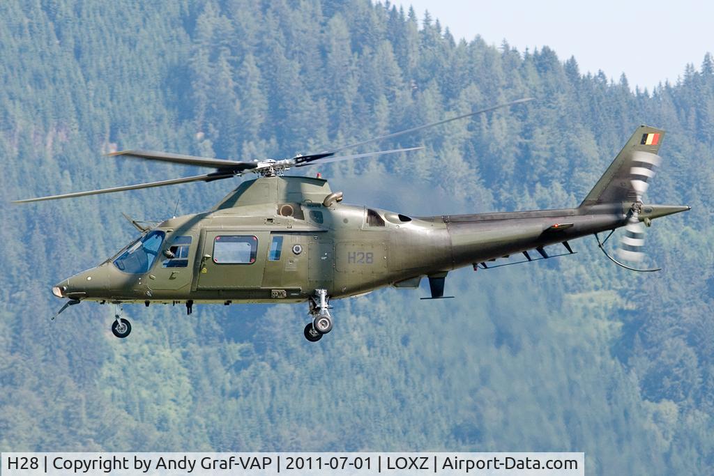 H28, Agusta A-109BA C/N 0328, Belgian Air Force A-109