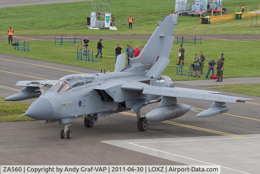 ZA560, 1981 Panavia Tornado GR.4 C/N 082/BS024/3044, Royal Air Force Tornado