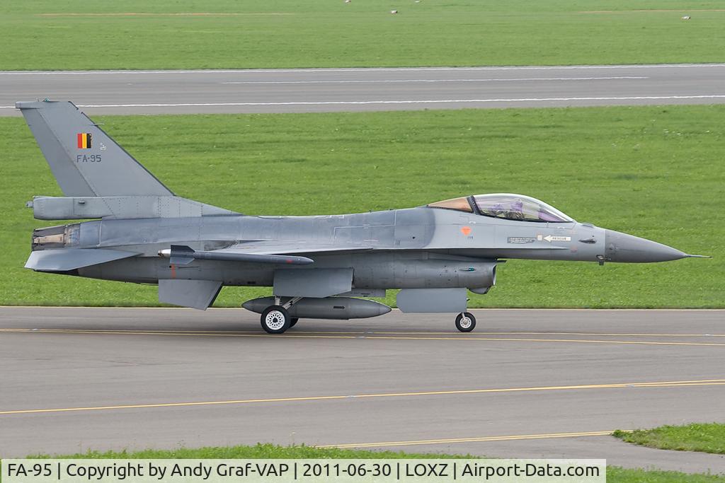 FA-95, SABCA F-16AM Fighting Falcon C/N 6H-95, Beldian Air Force F-16
