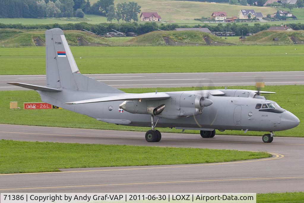 71386, 1984 Antonov An-26 C/N 139 04, Srpska Air Force AN26