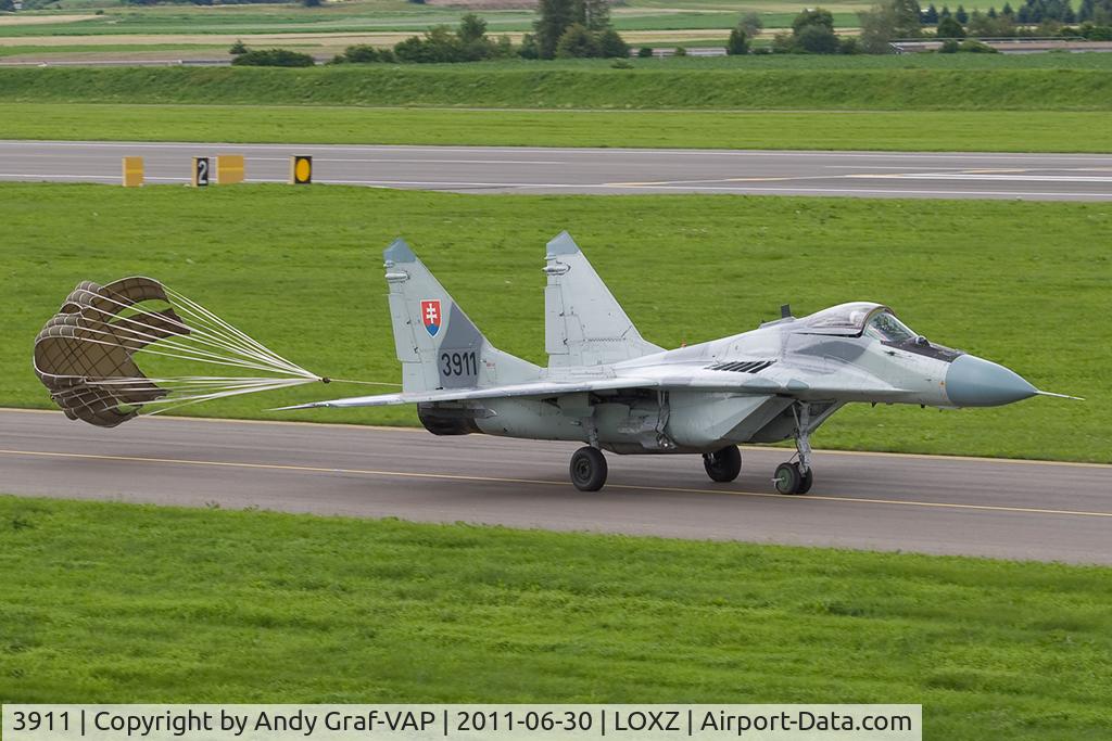 3911, Mikoyan-Gurevich MiG-29AS C/N 2960532039, Slovakia Air Force MIG29
