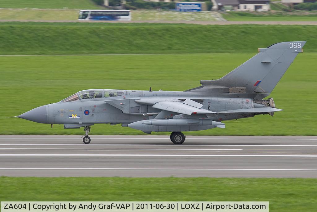 ZA604, 1982 Panavia Tornado GR.4 C/N 131/BT027/3068, Royal Air Force Tornado