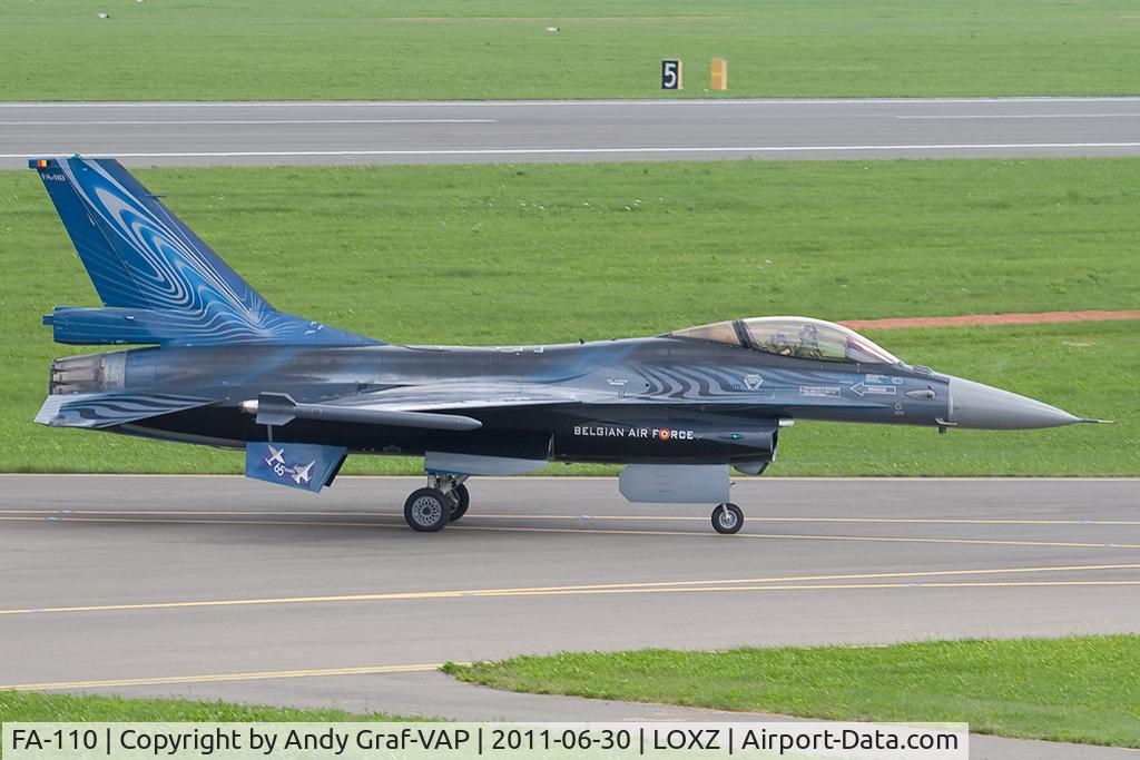 FA-110, SABCA F-16AM Fighting Falcon C/N 6H-110, Belgian Air Force F-16