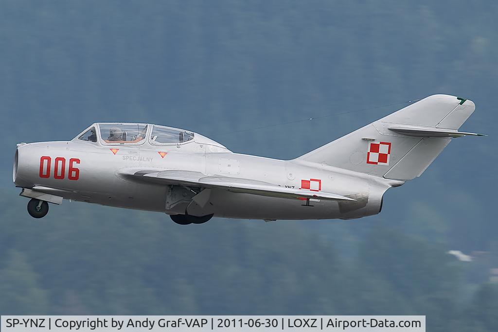 SP-YNZ, Mikoyan-Gurevich MiG-15UTI C/N 1A06006, MIG15
