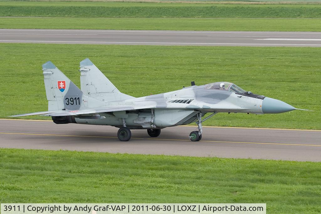 3911, Mikoyan-Gurevich MiG-29AS C/N 2960532039, Slovakia Air Force MIG29