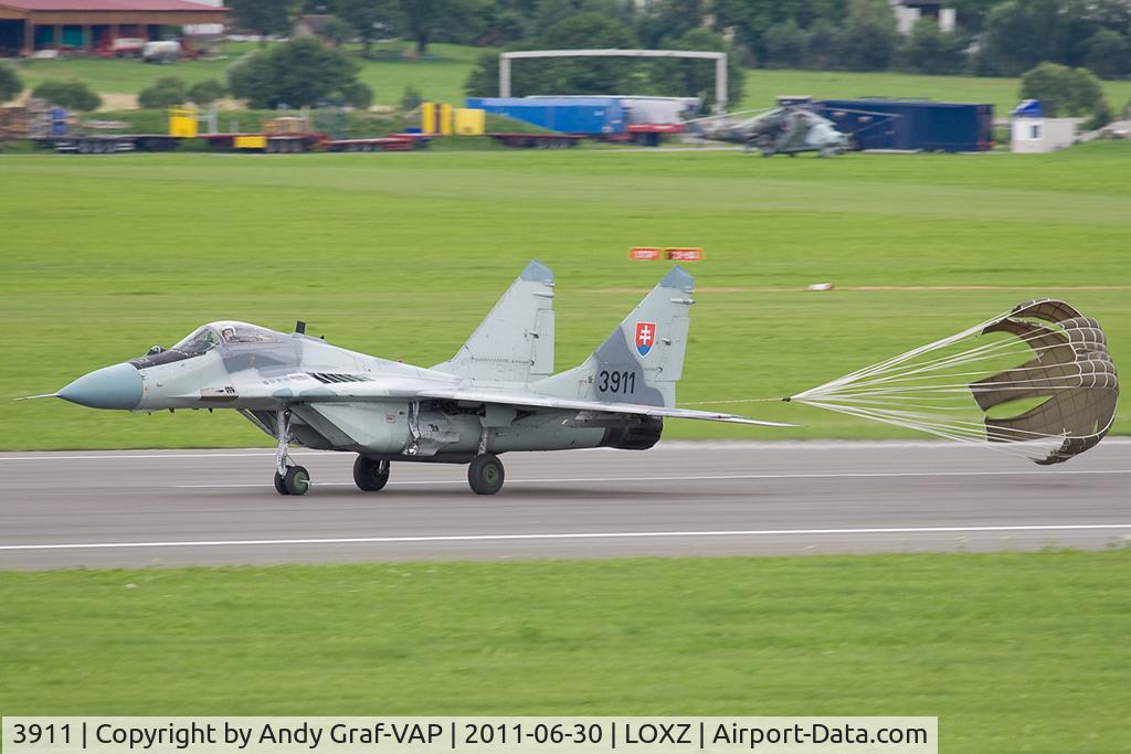 3911, Mikoyan-Gurevich MiG-29AS C/N 2960532039, Slovakia Air Force MIG29