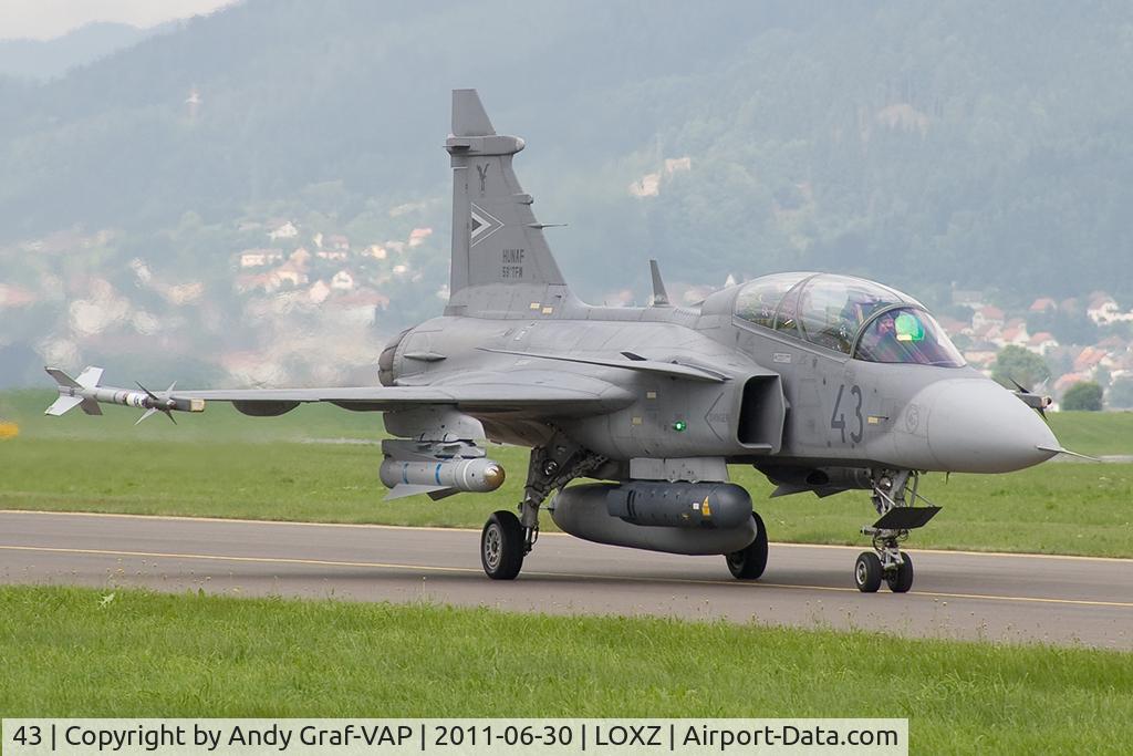 43, Saab JAS-39D Gripen C/N 39852, French Air Force Mirage 2000