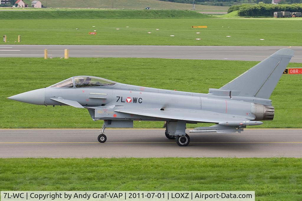 7L-WC, 2007 Eurofighter EF-2000 Typhoon S C/N AS003, Austrian Air Force EF2000