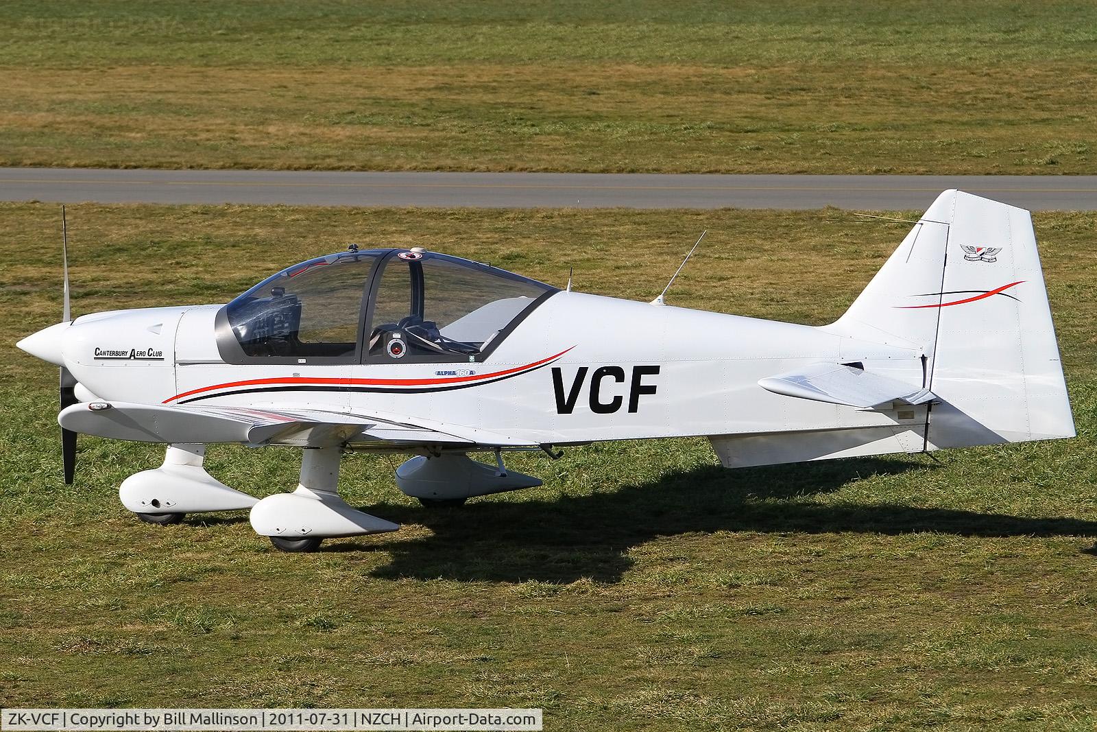 ZK-VCF, 2007 Alpha R2160 C/N 160A-07013, waiting for the driver and trainee