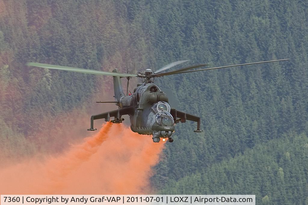 7360, Mil Mi-35 Hind E C/N 087360, Czech Air Force MIL35