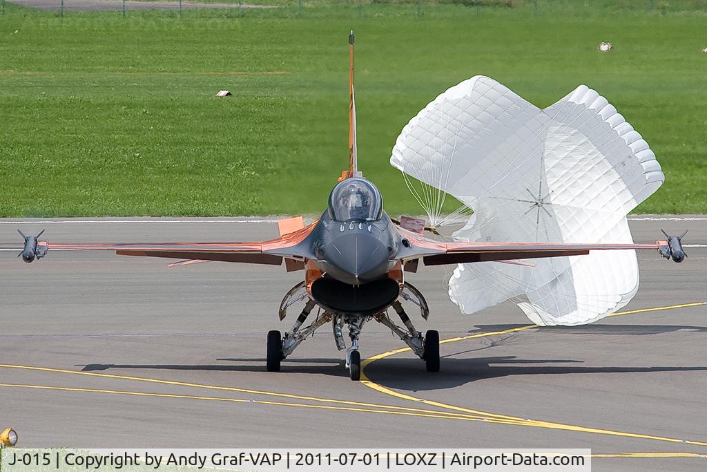 J-015, 1991 Fokker F-16A Fighting Falcon C/N 6D-171, Netherland Air Force F-16