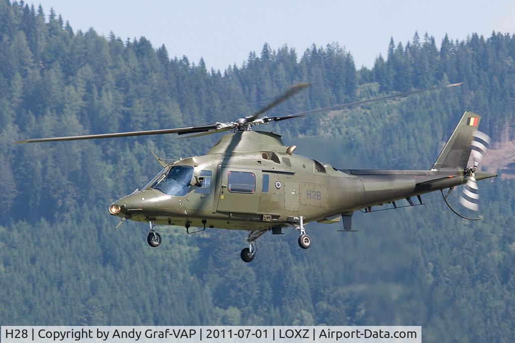 H28, Agusta A-109BA C/N 0328, Belgian Air Force T-6G