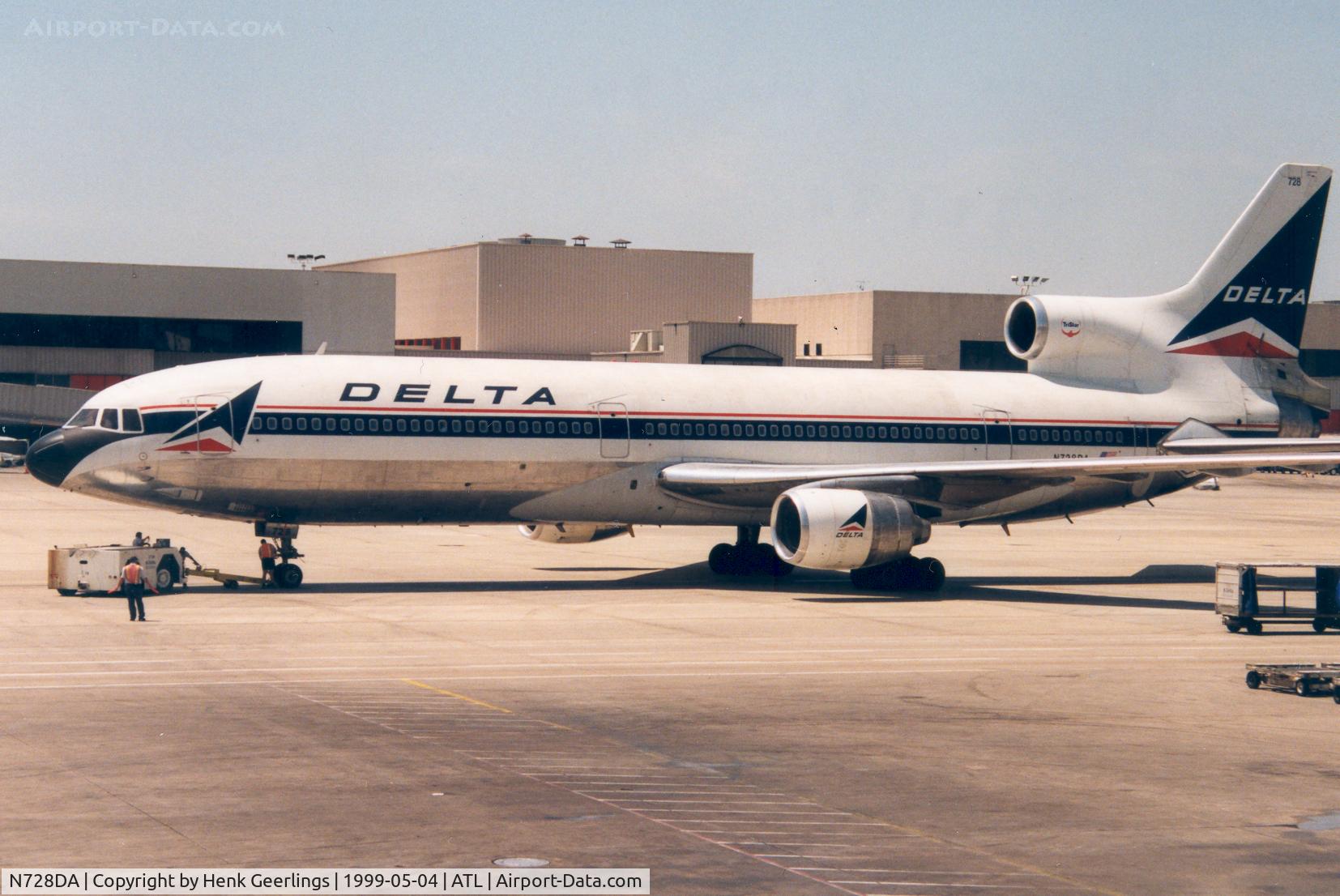 N728DA, Lockheed L-1011-385-1 TriStar 1 C/N 193C-1173, Delta