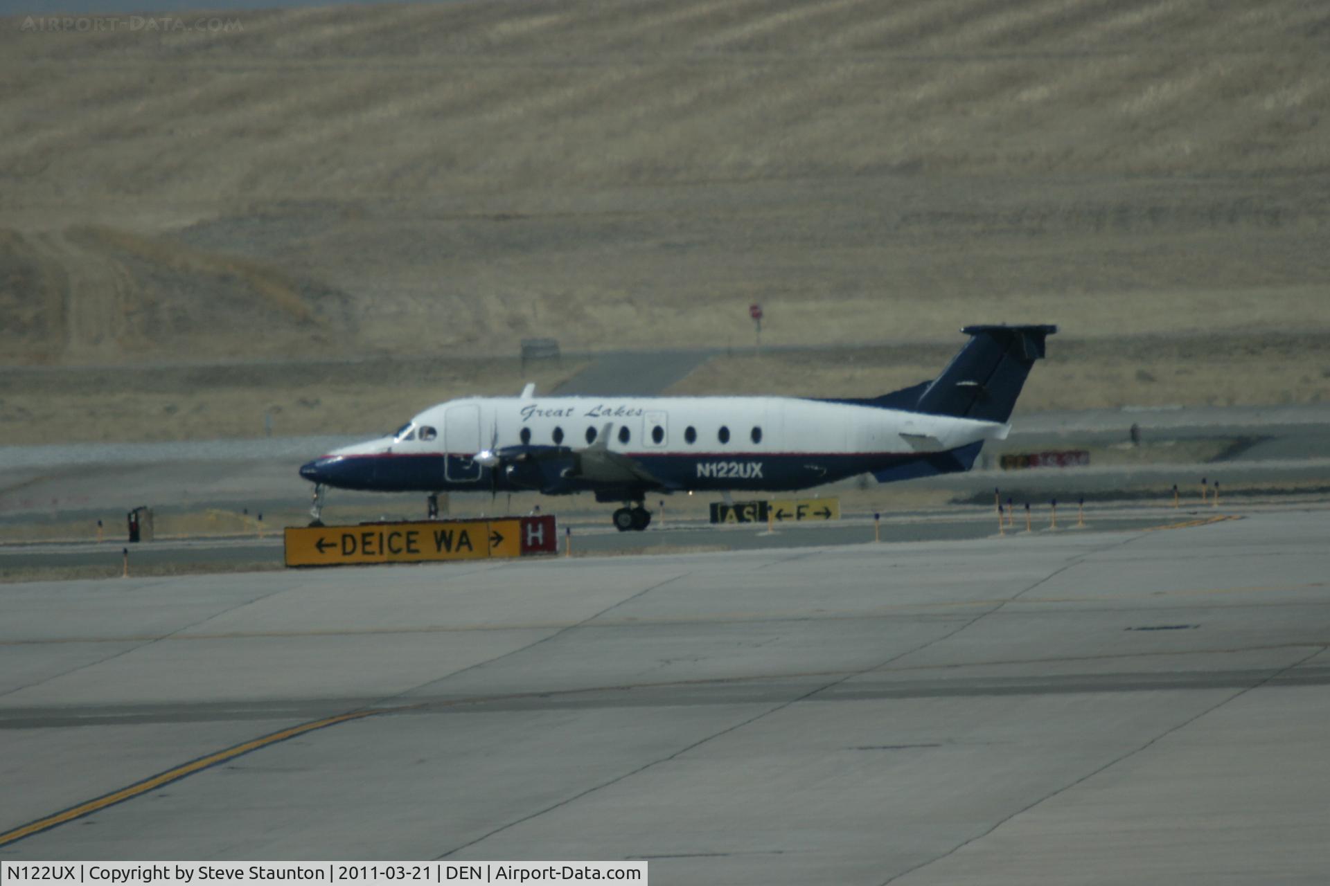 N122UX, 1994 Beech 1900D C/N UE-122, Taken at Denver International Airport, in March 2011 whilst on an Aeroprint Aviation tour