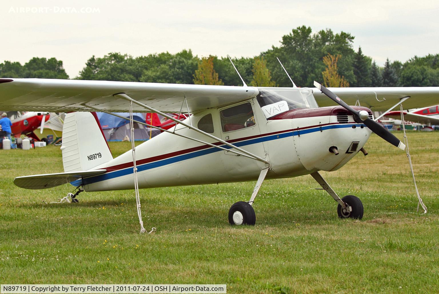 N89719, 1946 Cessna 140 C/N 8768, 1946 Cessna 140, c/n: 8768 at 2011 Oshkosh