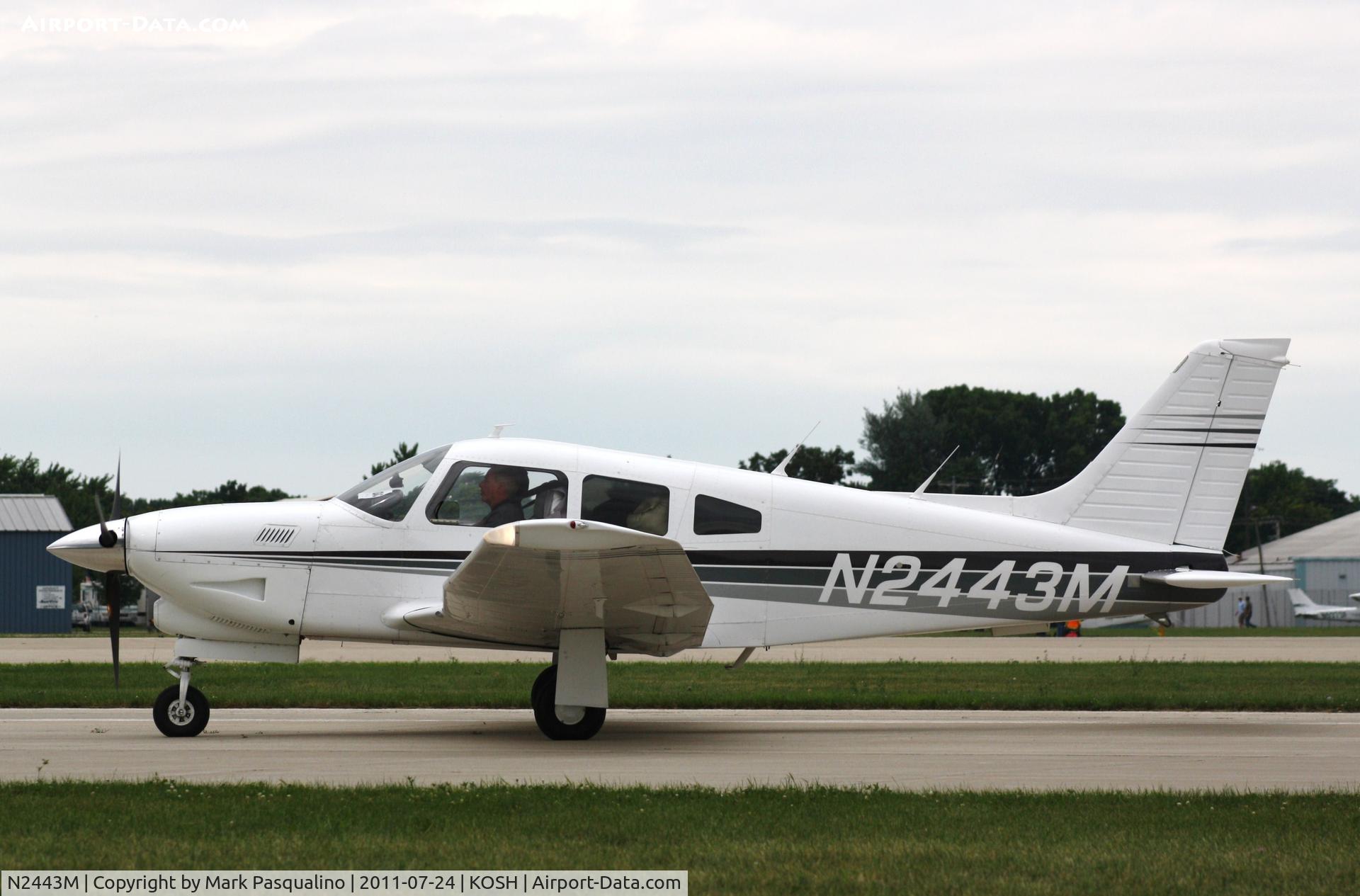 N2443M, 1977 Piper PA-28R-201T Cherokee Arrow III C/N 28R-7803128, Piper PA-28R-201T