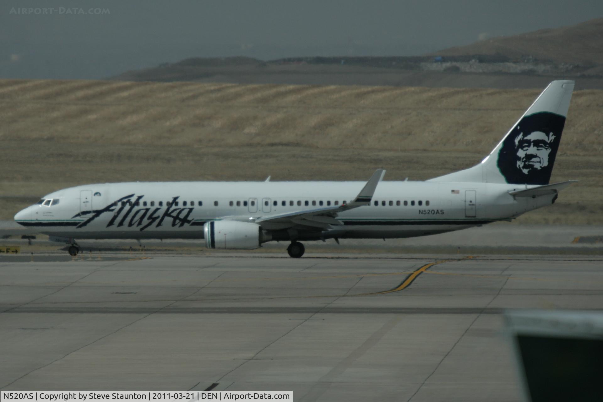 N520AS, 2009 Boeing 737-890 C/N 36481, Taken at Denver International Airport, in March 2011 whilst on an Aeroprint Aviation tour