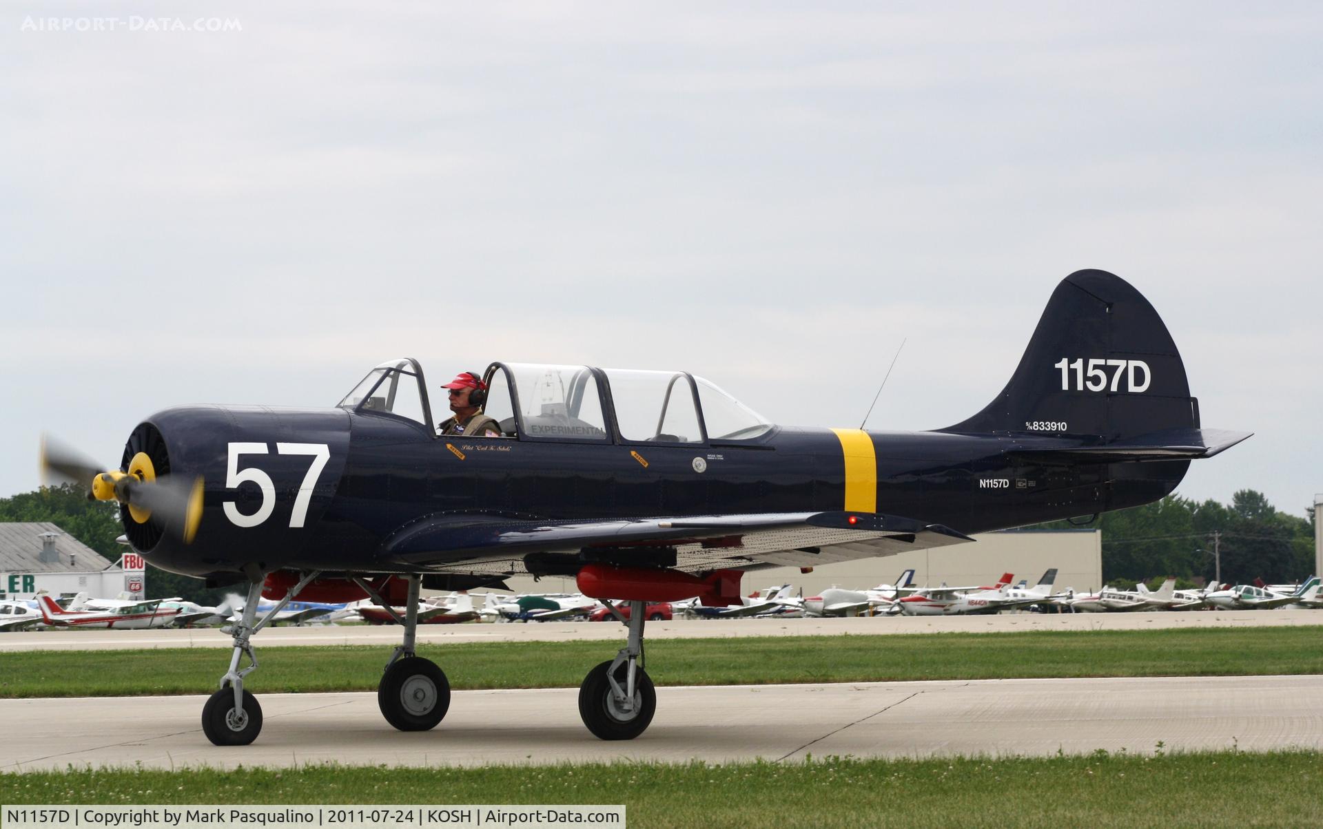 N1157D, 1983 Yakovlev (Aerostar) Yak-52 C/N 833910, YAK-52