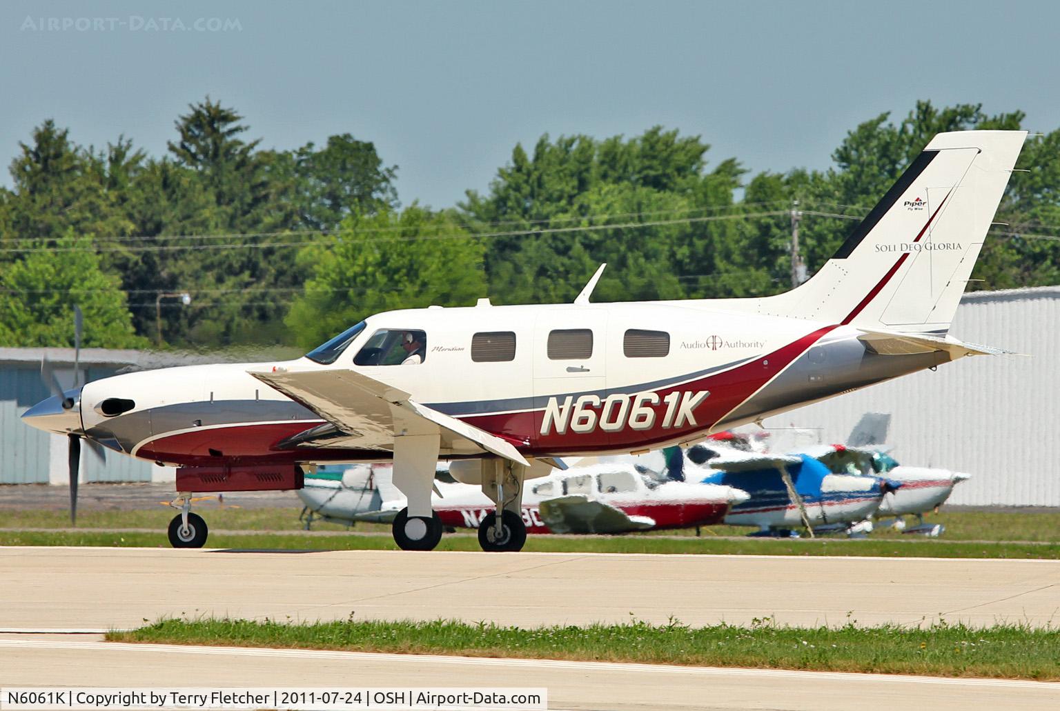 N6061K, 2008 Piper PA-46-500TP Malibu Meridian C/N 4697374, 2008 Piper PA46-500TP, c/n: 4697374 at 2011 Oshkosh