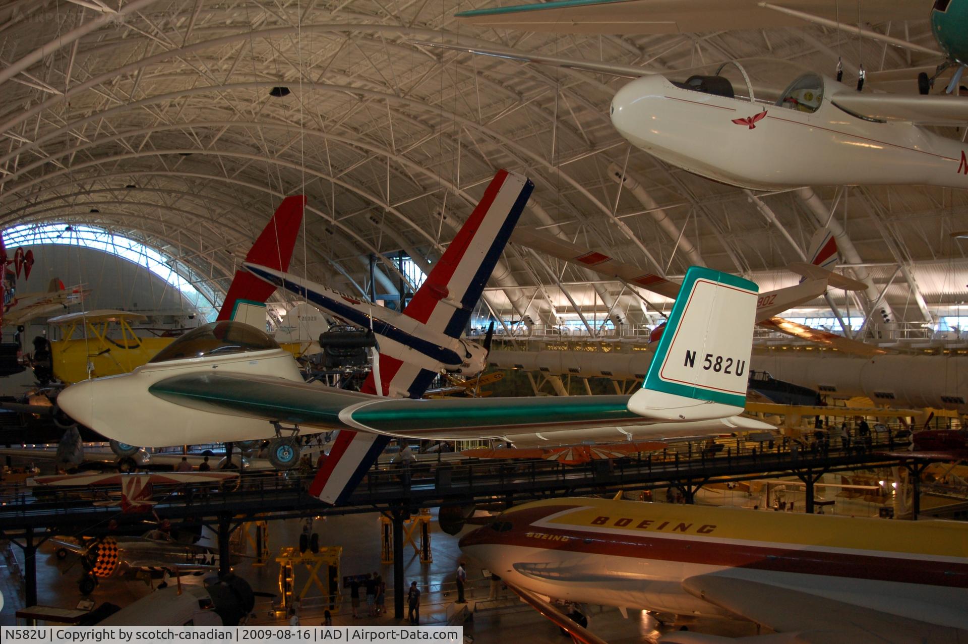 N582U, 1979 Mitchell U-2 Super Wing C/N PU 646, U-2 Club of Toledo Mitchell U-2 at the Steven F. Udvar-Hazy Center, Smithsonian National Air and Space Museum, Chantilly, VA