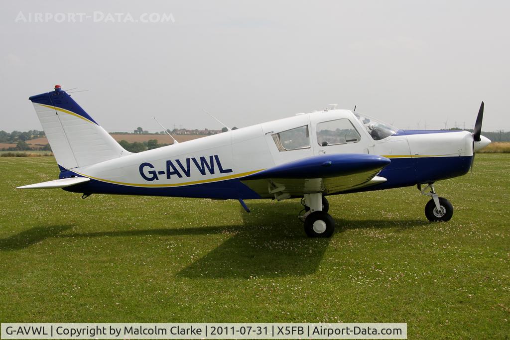 G-AVWL, 1967 Piper PA-28-140 Cherokee C/N 28-24000, Piper PA-28-140 Cherkee at Fishburn Airfield in July 2011.