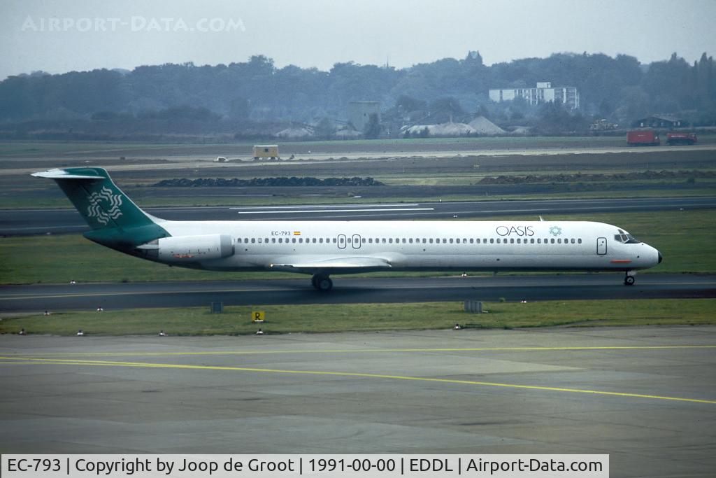 EC-793, 1983 McDonnell Douglas MD-82 (DC-9-82) C/N 48022, Oasis