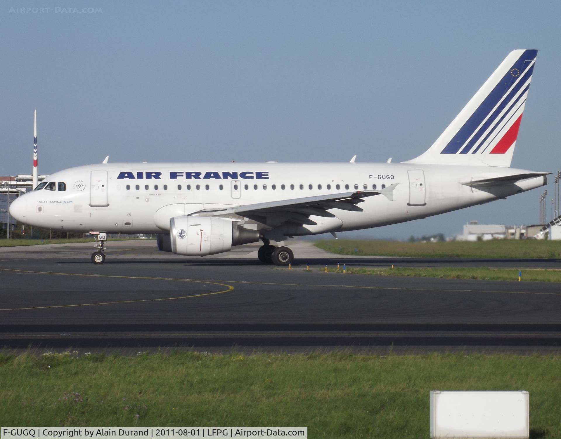 F-GUGQ, 2006 Airbus A318-111 C/N 2972, first flew on 2006-12-08 under the test rego D-AUAG, was actually delivered to AF on 2007-01-11