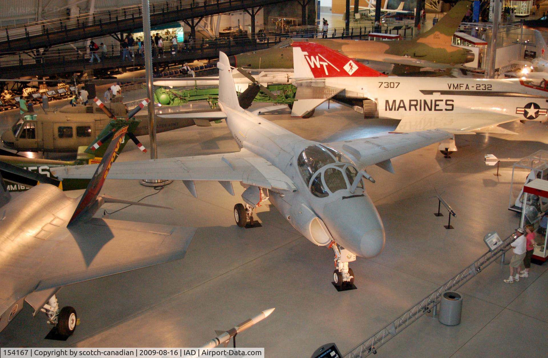 154167, Grumman A-6E Intruder C/N I-302, Grumman A-6E Intruder at the Steven F. Udvar-Hazy Center, Smithsonian National Air and Space Museum, Chantilly, VA