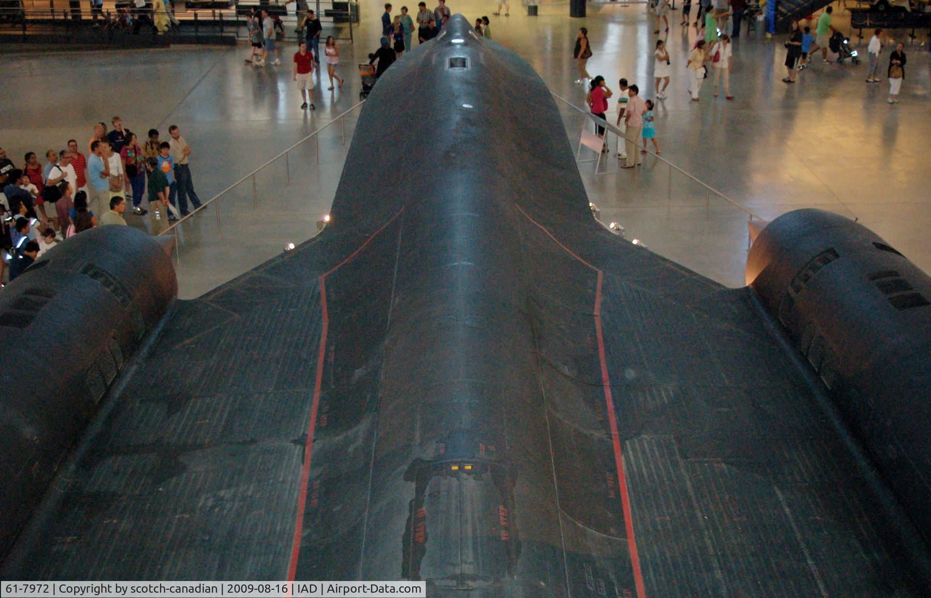 61-7972, 1961 Lockheed SR-71A Blackbird C/N 2023, 1961 Lockheed SR-71 Blackbird at the Steven F. Udvar-Hazy Center, Smithsonian National Air and Space Museum, Chantilly, VA